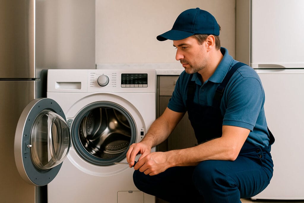 Especialista en electrodomésticos en Lima reparando línea blanca a domicilio con garantía y repuestos originales